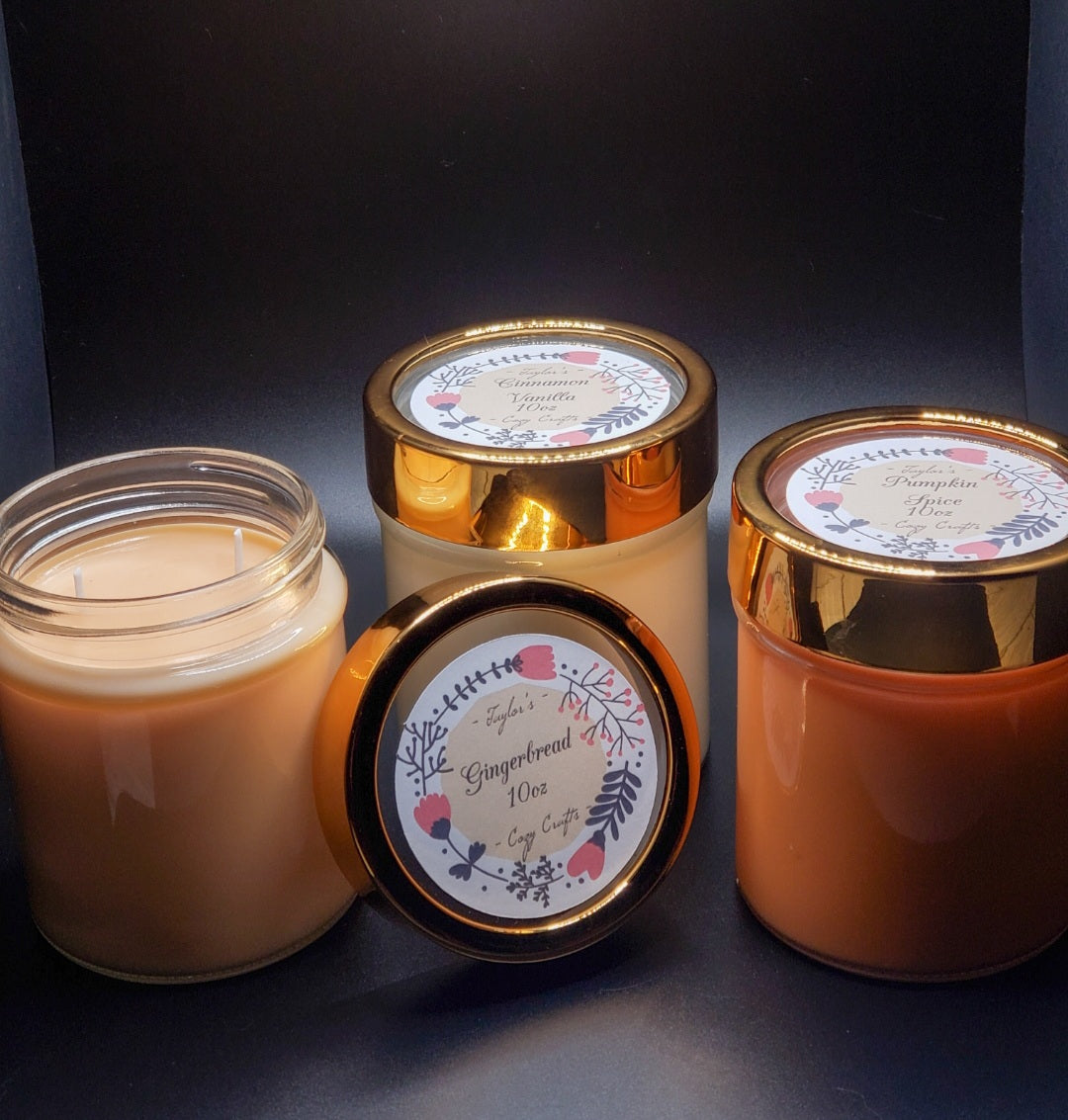 10 oz Jar Soy Wax Candle