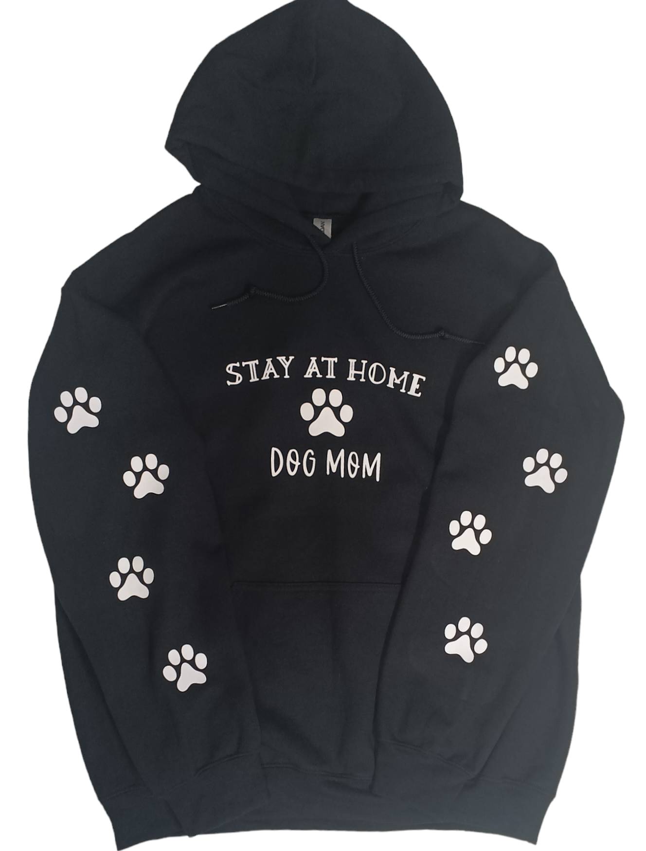 Designed Hoodie "Stay at home dog mom"