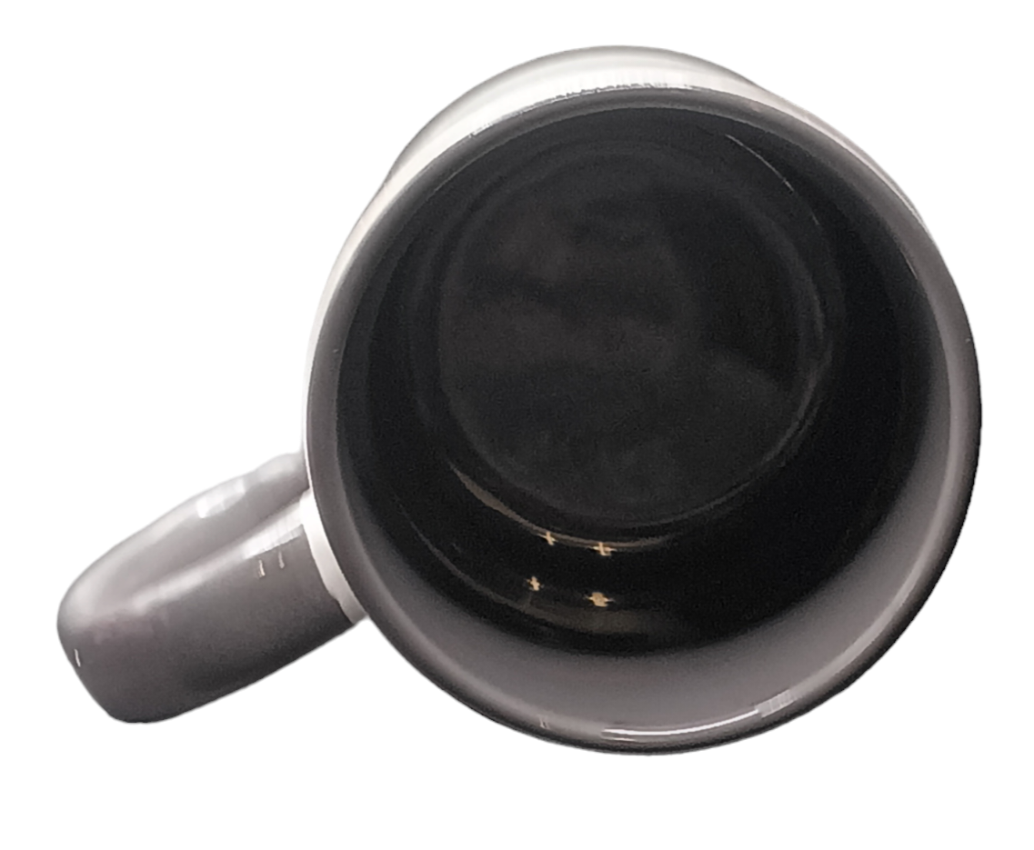 "Cat hair inside" Designed Mug- Multicolored